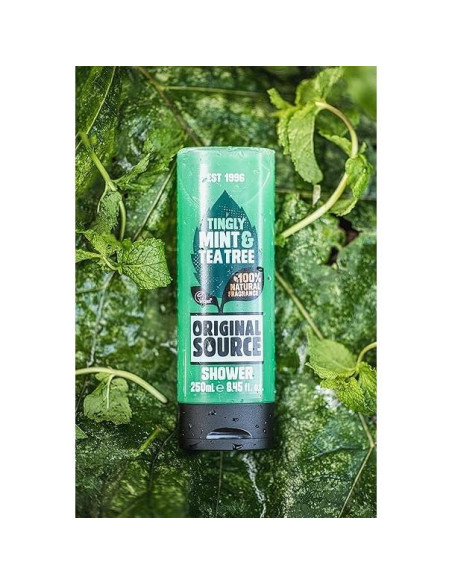Gel de Ducha Original Source Árbol de Té y Menta 250ml - Paquete de 6 Gel de Ducha Original Source Árbol de Té y Menta 250ml - Paquete de 6