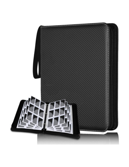 Carpeta de Cartas de Comercio YoKiStar 9 Bolsillos Negra