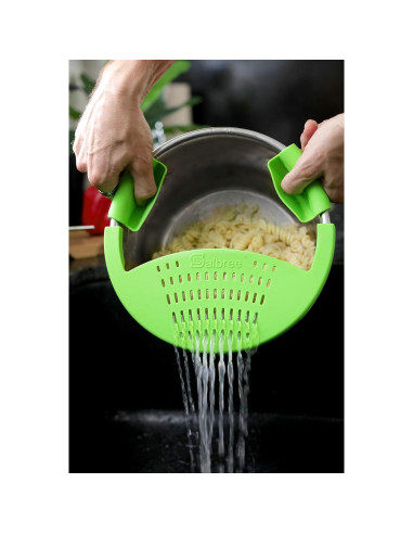 Colador de Silicona Salbree para Olla a Presión 6qt Verde
