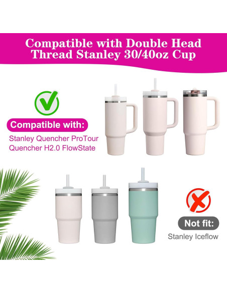 Tapa de paja abatible Gestarich para vaso Stanley 40 OZ