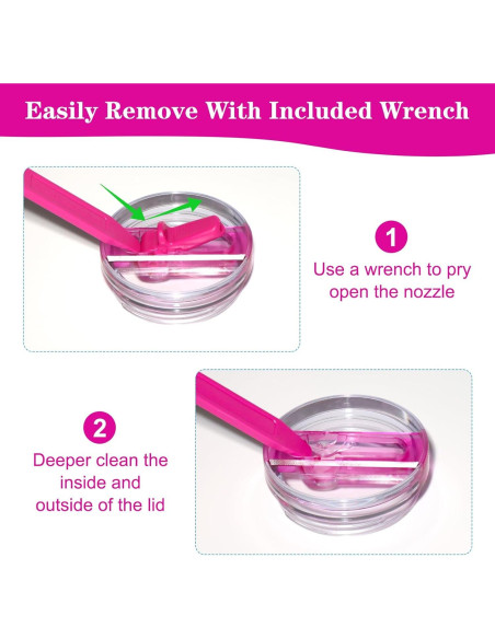 Tapa de paja abatible Gestarich para vaso Stanley 40 OZ