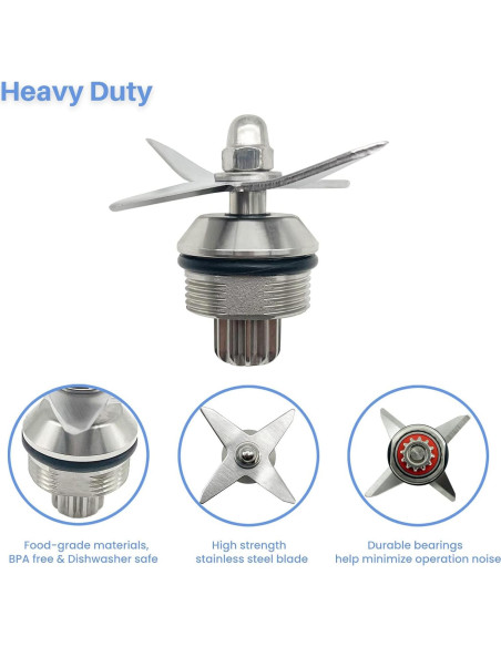 Conjunto de Cuchillas Húmedas Vitamix 104675 STM102R 1.89L 0.95L