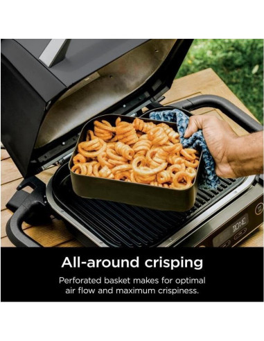 Canasta Crisper Combo Ninja Woodfire 2.5L Antiadherente