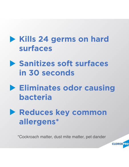 CloroxPro 4 en 1 Limpiador Desinfectante Spray 396g