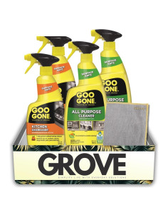 Set de Limpieza Goo Gone: 2x Desengrasante 414 ml y 2x Limpiador 946 ml