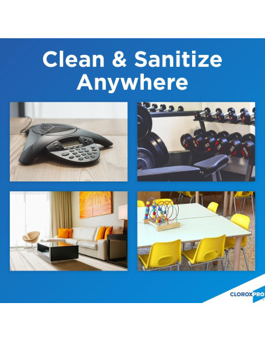 CloroxPro 4 en 1 Limpiador Desinfectante Spray 396g