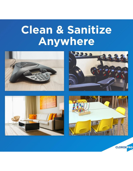 CloroxPro 4 en 1 Limpiador Desinfectante Spray 396g