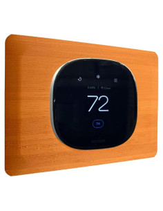 Placa de Pared de Madera Hickory para Termostato Ecobee