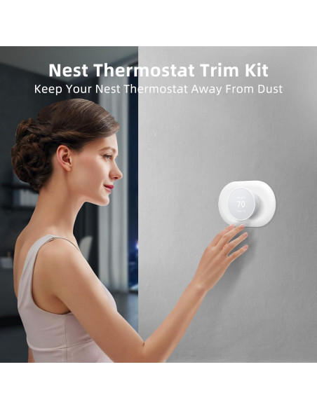 Cubierta de Pared para Termostato Nest 2020 Alerktify Nieve