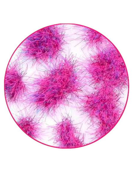 Tufts Marcianos Fluorescentes Green Stuff World Andromeda Rosa 6mm