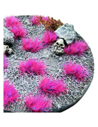 Tufts Marcianos Fluorescentes Green Stuff World Andromeda Rosa 6mm