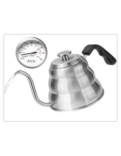 Hervidor de Cuello de Ganso Apusu 1.2L con Termómetro