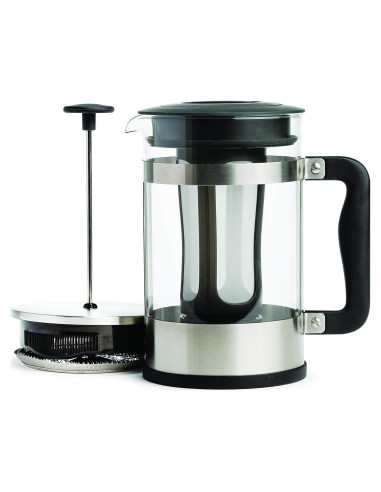 Cafetera 2 en 1 Primula PPBSS-5102 Vidrio Acero Inoxidable 1514ml