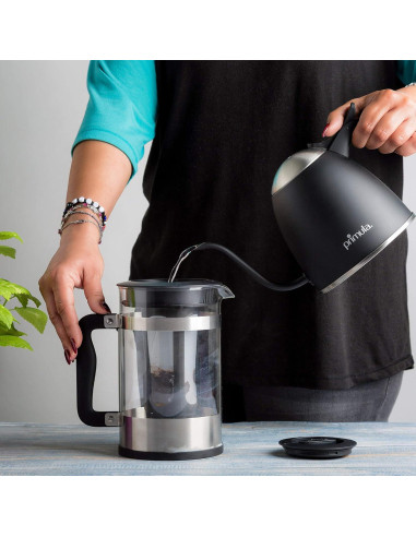 Cafetera 2 en 1 Primula PPBSS-5102 Vidrio Acero Inoxidable 1514ml