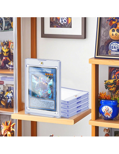 5 Soportes Magnéticos para Tarjetas Homthy 35 pt Acrílico