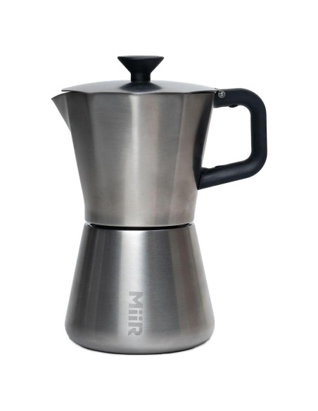 Cafetera Moka Pot MiiR Acero Inoxidable 10oz Manual