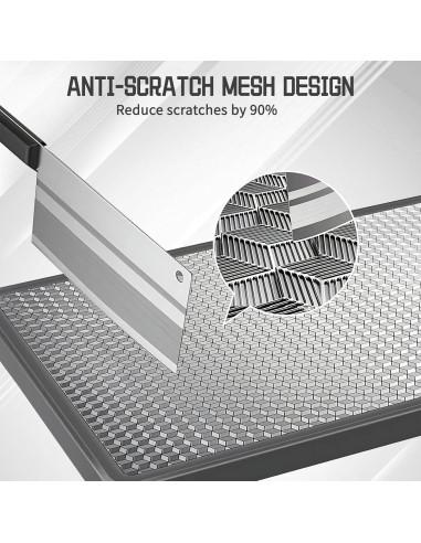 Tabla de Cortar Doble Lado XINHUISHQZ Acero Inoxidable 40.64x27.94cm