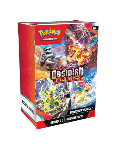 Paquete de Refuerzo Pokémon Escarlata y Púrpura Llamas Obsidiana