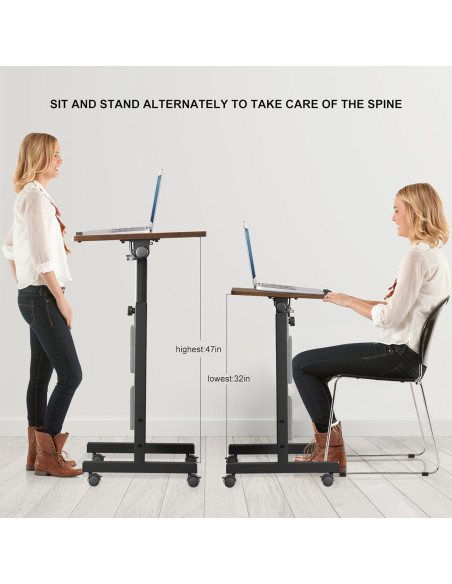 Escritorio de pie ajustable KOUPA DESK-B-01 40.6x60.9cm