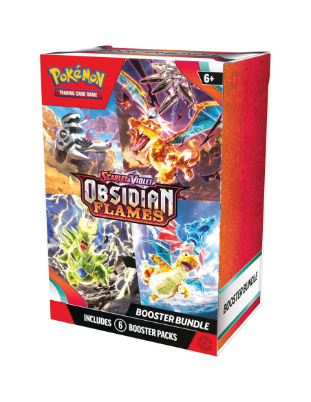 Paquete de Refuerzo Pokémon Escarlata y Púrpura Llamas Obsidiana Paquete de Refuerzo Pokémon Escarlata y Púrpura Llamas Obsidiana