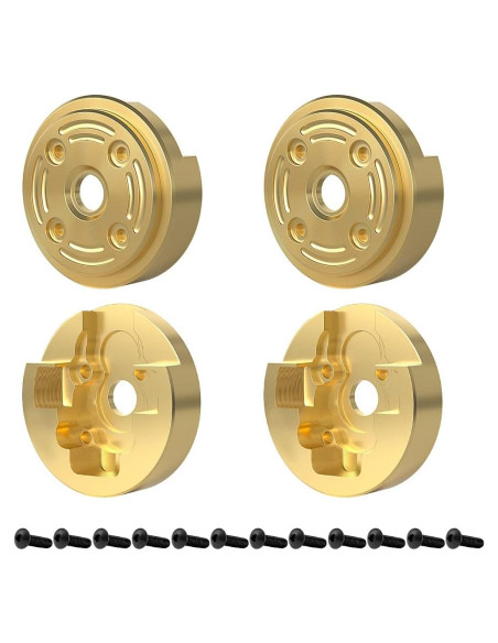 Bloque de Equilibrio RC Latón 1/24 FMS FCX24 - 4 Piezas