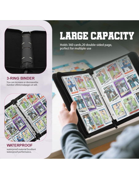 Carpeta de Cartas Coleccionables MOSLA 720 Bolsillos Doble Cara Carpeta de Cartas Coleccionables MOSLA 720 Bolsillos Doble Cara