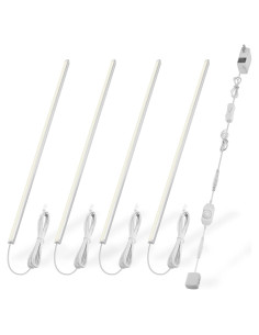 Kit de Iluminación Bajo Gabinete Cefrank 4 Piezas 30.48cm LED 1200lm 12W