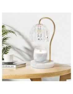 Lámpara Calentadora de Velas TUOTGOYEZ con Base de Mármol