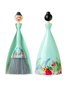 Juego de Escoba y Recogedor Vigar Mini Turquesa 27cm