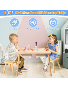 Mesa Sensorial 5 en 1 Prunelax con Almacenamiento Plegable 2