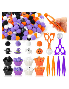 Relleno Sensorial Halloween Adval9Vram 295 Piezas Motricidad Fina