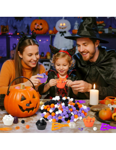 Relleno Sensorial Halloween Adval9Vram 295 Piezas Motricidad Fina