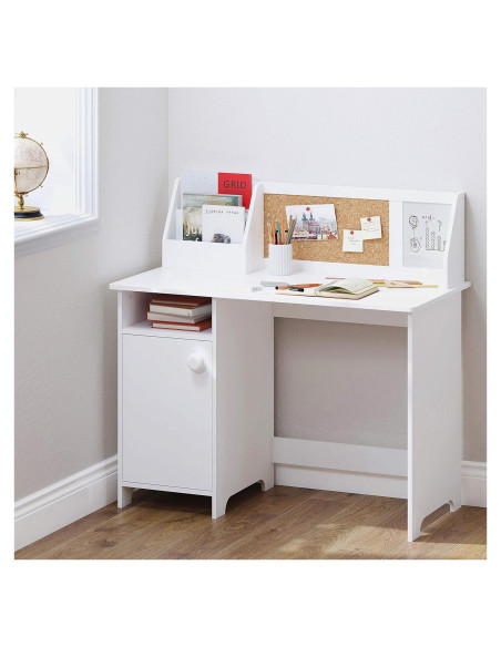 Escritorio de Estudio UTEX para Niños Blanco con Almacenamiento