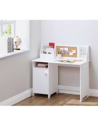 Escritorio de Estudio UTEX para Niños Blanco con Almacenamiento