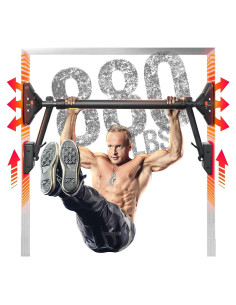 Barra de Dominadas E-Jet Sport 78-98 cm con Bloqueo Seguro