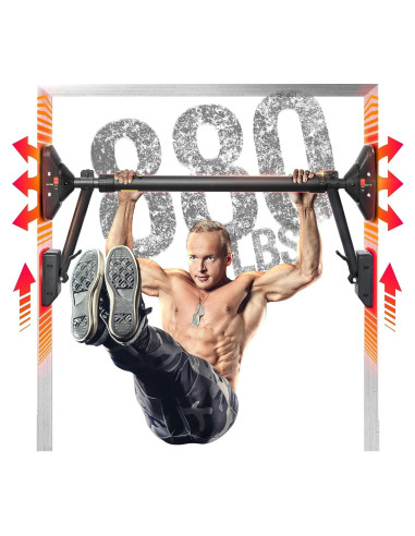 Barra de Dominadas E-Jet Sport 78-98 cm con Bloqueo Seguro