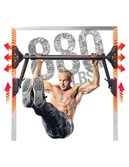 Barra de Dominadas E-Jet Sport 78-98 cm con Bloqueo Seguro