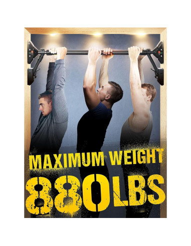 Barra de Dominadas E-Jet Sport 78-98 cm con Bloqueo Seguro