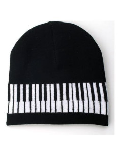Gorro Unisex Adulto 2 Brothers Teclas de Piano Negro