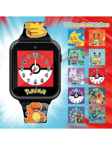 Reloj Inteligente Interactivo Pikachu Accutime - Niños 10 Esferas