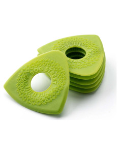 Puas de guitarra Bog Street Axe Blade Medianas Texturizadas