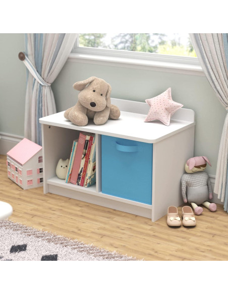 Banco de Almacenamiento ClosetMaid KidSpace 2 Cubos Blanco