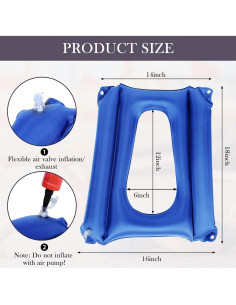 Cojín Inflable Antiescaras Namalu Azul 45.7x39.9cm 2