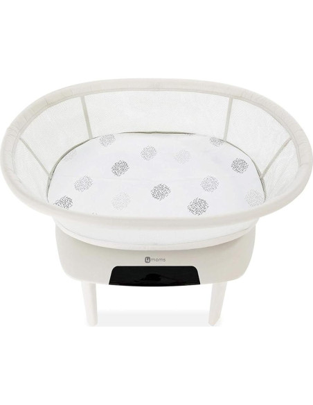 Sábana para cuna MamaRoo Sleep 4moms 100% algodón blanca