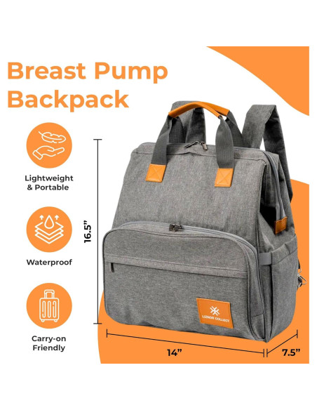 Mochila Bolsa Extractor de Leche LIZNOR COLLECT con Enfriador