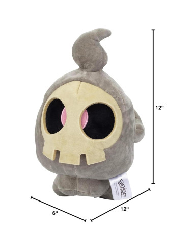 Peluche Duskull Pokémon 30.48 cm - Licencia Oficial - Tipo Fantasma
