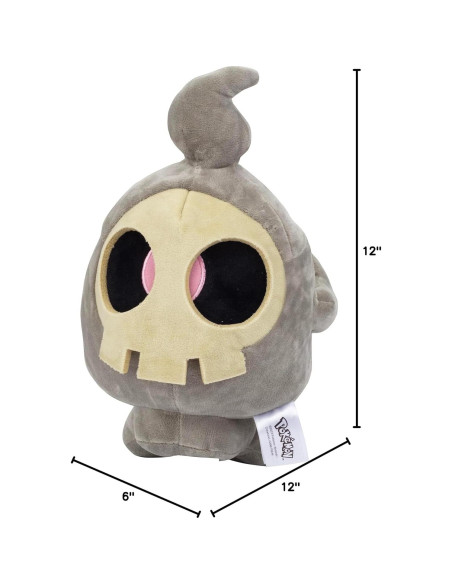 Peluche Duskull Pokémon 30.48 cm - Licencia Oficial - Tipo Fantasma