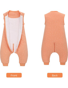 Saco de Sueño LAT para Bebés 2.5 TOG Naranja Corazón 2