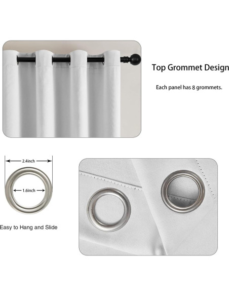 Cortinas Opacas NatureTalk 2 Paneles 52x108 Púrpura Grisáceo Cortinas Opacas NatureTalk 2 Paneles 52x108 Púrpura Grisáceo