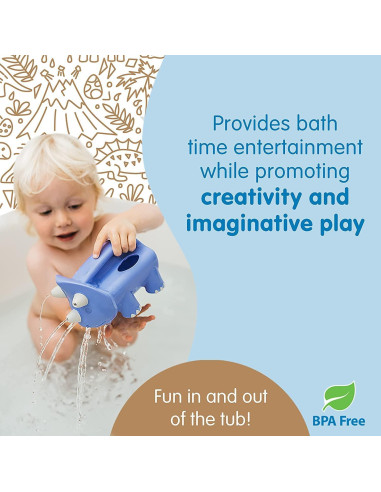 Cepillo de Dientes y Regadera Dinosaurio Dr. Brown 1-4 Años